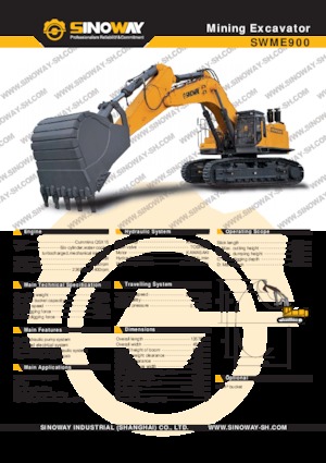 Excavadoras de orugas Sinoway SWME900