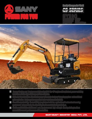 Miniexcavadoras Sany SY20C