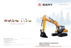 Excavadoras de orugas Sany SY215LC 