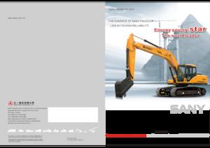 Excavadoras de orugas Sany SY215C8M