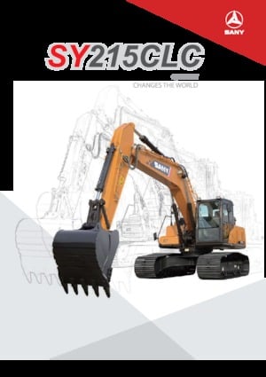 Excavadoras de orugas Sany SY215CLC
