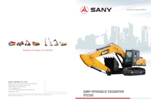 Excavadoras de orugas Sany SY235C
