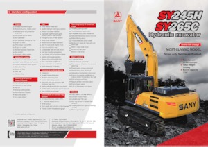 Excavadoras de orugas Sany SY245H