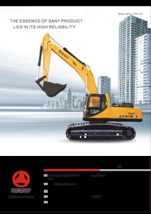 Excavadoras de orugas Sany SY330C