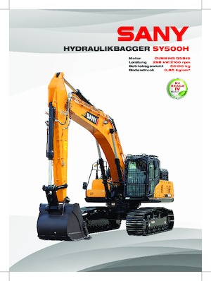 Excavadoras de orugas Sany SY500H