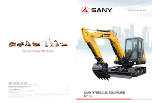 Miniexcavadoras Sany SY55C
