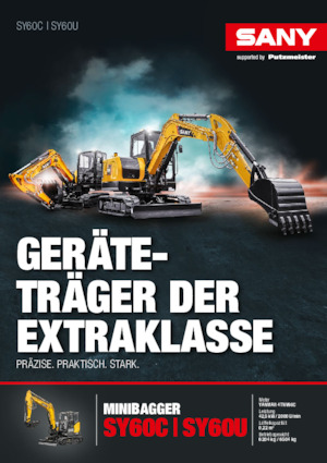 Excavadoras de orugas Sany SY60U 