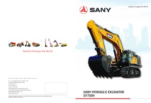 Excavadoras de orugas Sany SY700H