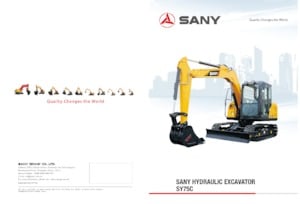 Excavadoras de orugas Sany SY75C