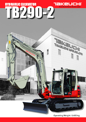 Excavadoras de orugas Takeuchi TB 290-2 CV