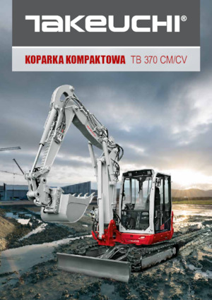 Excavadoras de orugas Takeuchi TB 370 CM