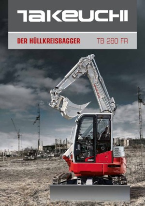 Excavadoras de orugas Takeuchi TB 280 FR