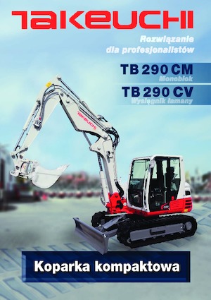 Excavadoras de orugas Takeuchi TB290