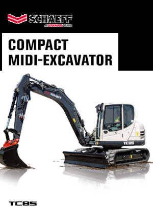 Excavadoras de orugas Schaeff TC 85