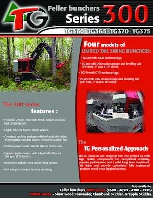 Excavadoras de orugas Tanguay TG370