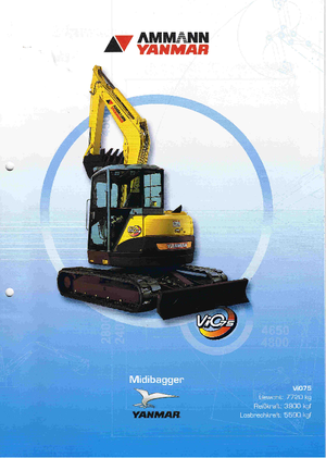 Excavadoras de orugas Yanmar VIO 75