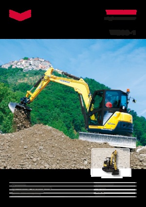 Excavadoras de orugas Yanmar ViO80-1