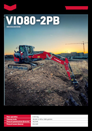 Excavadoras de orugas Yanmar VIO80-2PB