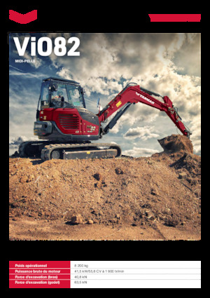 Excavadoras de orugas Yanmar ViO82