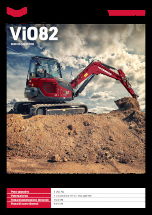 Excavadoras de orugas Yanmar ViO82