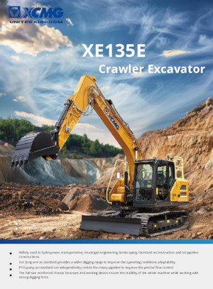 Excavadoras de orugas XCMG XE135E