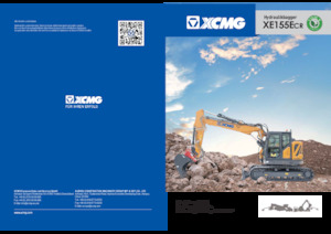 Excavadoras de orugas XCMG XE155ECR Double Boom
