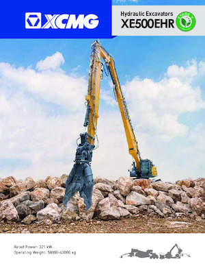 Excavadoras de orugas XCMG XE500EHR 