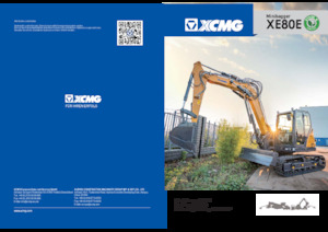Excavadoras de orugas XCMG XE80E Single boom