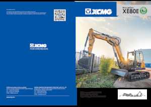 Excavadoras de orugas XCMG XE80E Single boom