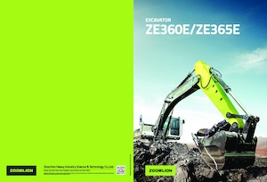 Excavadoras de orugas Zoomlion ZE365E-10