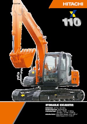 Excavadoras de orugas Hitachi ZX 110 M 3