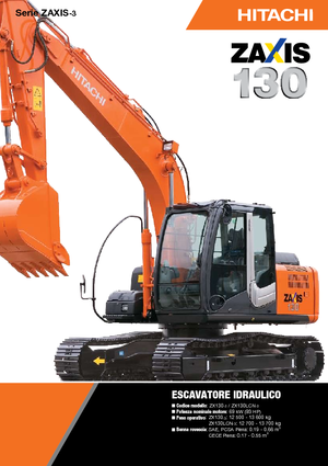 Excavadoras de orugas Hitachi ZX 130-3