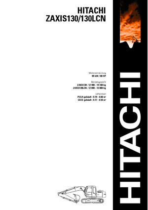 Excavadoras de orugas Hitachi ZX 130