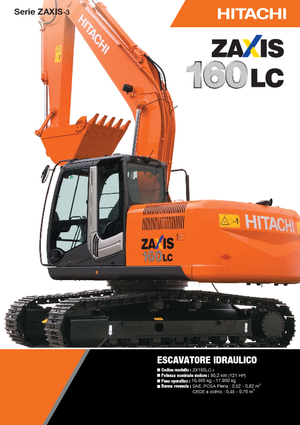 Excavadoras de orugas Hitachi ZX 160 LC-3