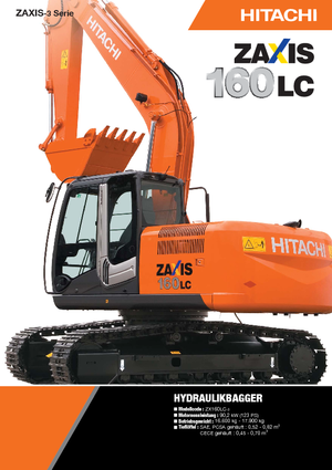 Excavadoras de orugas Hitachi ZX 160 LC-3