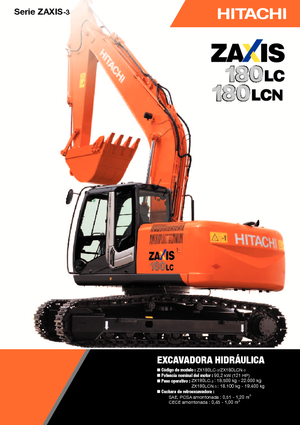 Excavadoras de orugas Hitachi ZX 180 LC-3