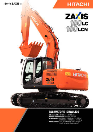 Excavadoras de orugas Hitachi ZX 180 LC-3