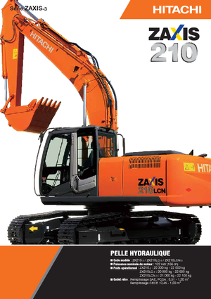 Excavadoras de orugas Hitachi ZX 210 LC-3