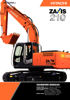 Excavadoras de orugas Hitachi ZX 210 LC-3