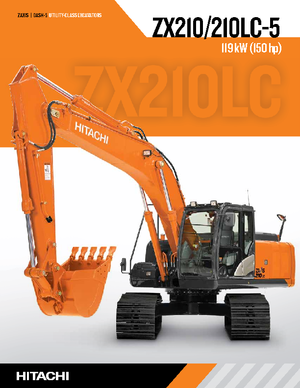 Excavadoras de orugas Hitachi ZX 210 LC-5