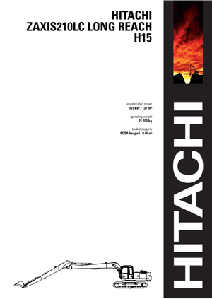 Excavadoras de orugas Hitachi ZX 210 LC