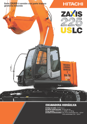 Excavadoras de orugas Hitachi ZX 225 USLC-3