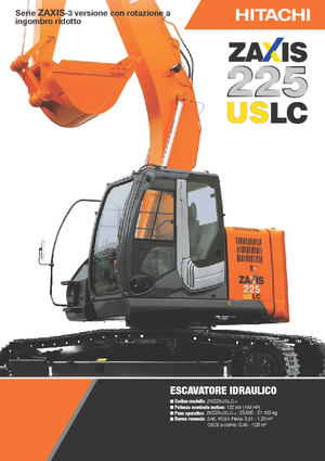 Excavadoras de orugas Hitachi ZX 225 USLC-3