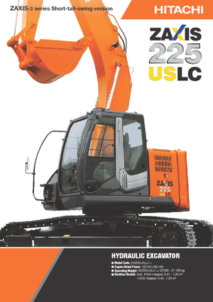 Excavadoras de orugas Hitachi ZX 225 USLC-3