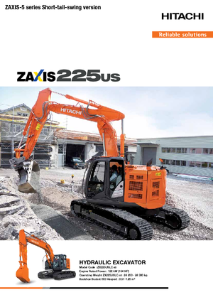 Excavadoras de orugas Hitachi ZX 225 USLC-5