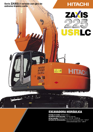 Excavadoras de orugas Hitachi ZX 225 USRLC-3