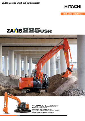 Excavadoras de orugas Hitachi ZX 225 USRLC-5
