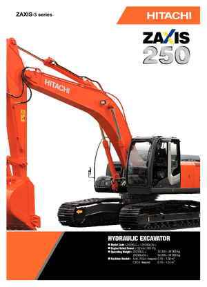 Excavadoras de orugas Hitachi ZX 250 LC-3