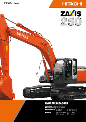 Excavadoras de orugas Hitachi ZX 250 LCN-3