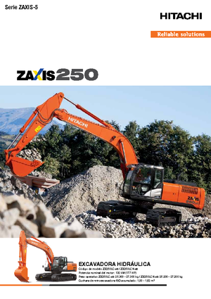 Excavadoras de orugas Hitachi ZX 250 LCN-5